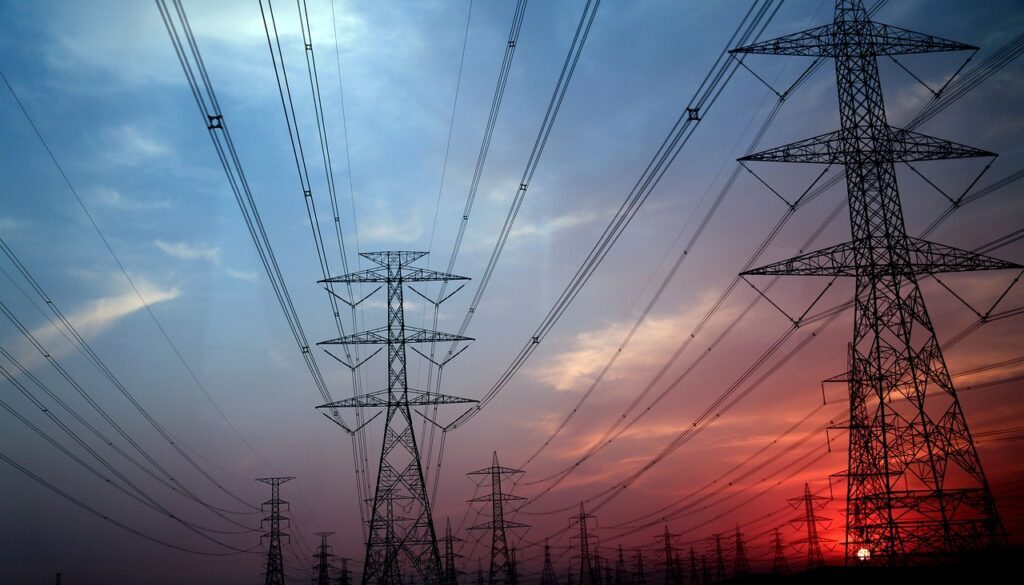 electricity pylon electrical grid 3916956
